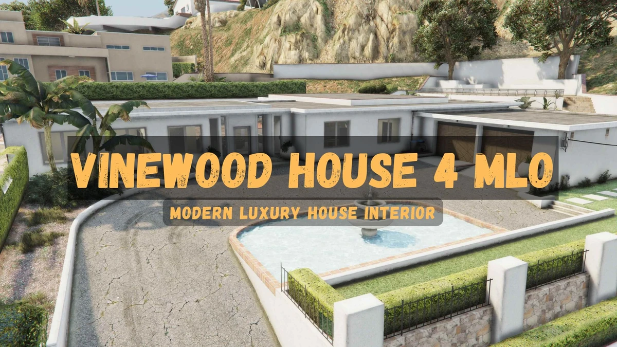 Vinewood House 4 MLO FiveM – Modern Luxury House Interior